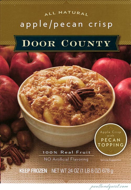 Package Front Door County apple pecan crisp